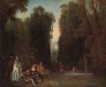 Aussicht through die Bäume im Park von Pierre Crozat Jean Antoine Watteau